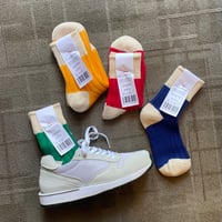 decka quality socks "showatabe / Low Gauge Ribbed Socks Short Length"(unisex)