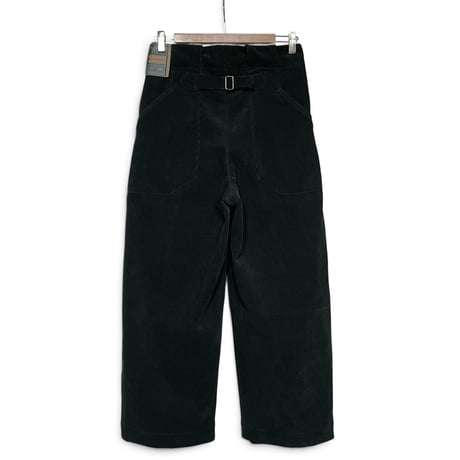 ASEEDONCLOUD"Handwerker corduroy HW wide trousers"(dark green)unisex