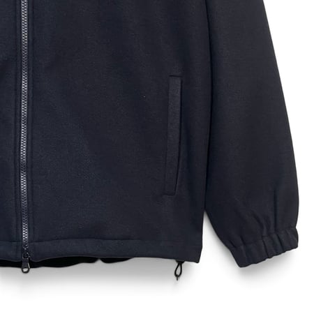 FLISTFIA"cigatette pocket fleece hoodie"(classic navy)unisex