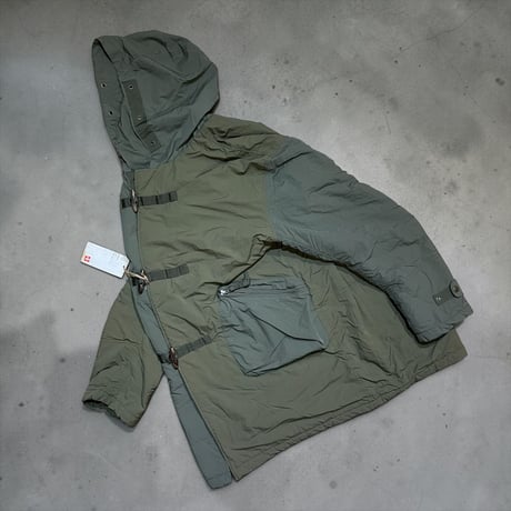 dip ltd "boa liner nylon duffle coat" (olive comb)unisex