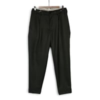 ASEEDONCLOUD"Handwerker saxony wool HW slacks" (dark green)unisex