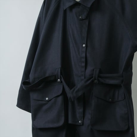 PORTRAITE"EX Long Wool Coat"(dark navy)unisex