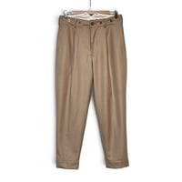 ASEEDONCLOUD"Handwerker saxony wool HW slacks" (beige)unisex