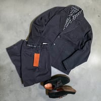 H.UNIT "Sulfur drill 3P jacket"(black)unisex