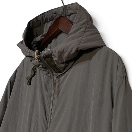 dip ltd"thinsulate®nylon zip hood jacket"(gray)unisex