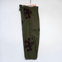 TigreBrocante"TB ameba camo darts wide pants“(khaki) unisex