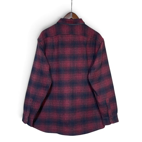Slow Hands"flannel check malibu shirts"(red)unisex