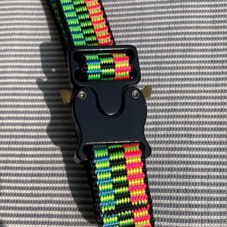 BISON DESIGNS U.S.A"19mm webbing belt LYNX buckle"(unisex)