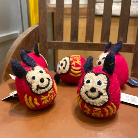 TigreBrocante"naugty だるま felt mascot" (one)