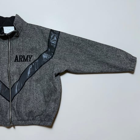H.UNIT"Wool herringbone IPFU jacket"(gray) unisex