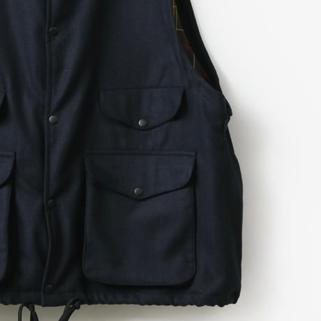 PORTRAITE"over vest"(dark navy wool)unisex