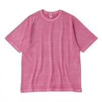 Jackman"Pigment-Dye Lead-Off T-shirt"(fade pink) unisex