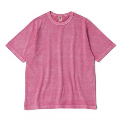 Jackman"Pigment-Dye Lead-Off T-shirt"(fade pink) unisex