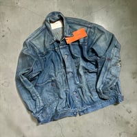 H.UNIT "13.5oz selvage deinim work jacket customize"( indigo)unisex