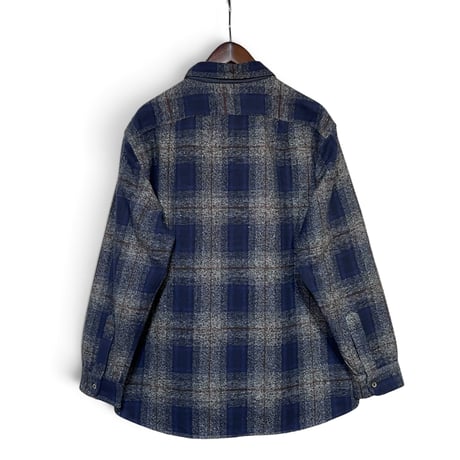 Slow Hands"flannel check malibu shirts"(gray)unisex