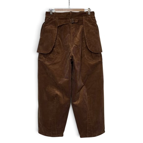ASEEDONCLOUD"Railway uniform trousers"(brown)unisex