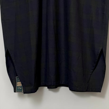 ASEEDONCLOUD"Handwerker cotton×wool HW zip dress"(navy)women's