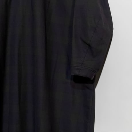 ASEEDONCLOUD"Handwerker cotton×wool HW zip dress"(navy)women's