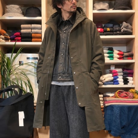 ASEEDONCLOUD"Handwerker HW TS coat"(dark olive)unisex