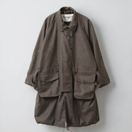 PORTRAITE"EX Long Wool Coat"(graish brown)unisex