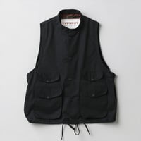 PORTRAITE"over vest"(cotton twill black)unisex