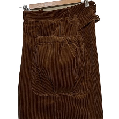 ASEEDONCLOUD"Railway uniform trousers"(brown)unisex