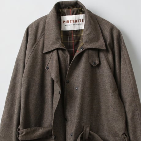 PORTRAITE"EX Long Wool Coat"(graish brown)unisex