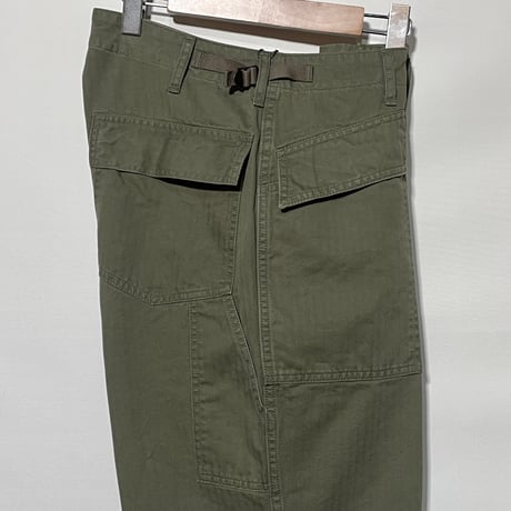 H.UNIT "HBT military trousers" (khaki) unisex