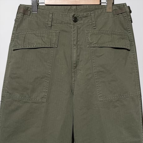 H.UNIT "HBT military trousers" (khaki) unisex