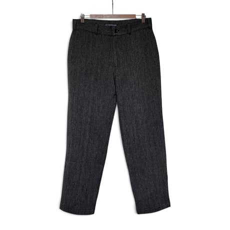 TigreBrocante"Herringbone Tweed Straight Trousers“(black)unisex