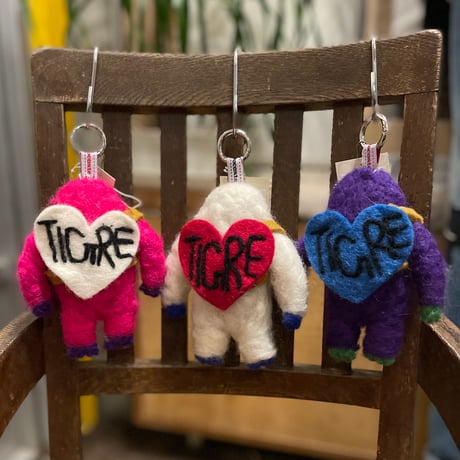 TigreBrocante"big hart yeti felt strap" (3color)