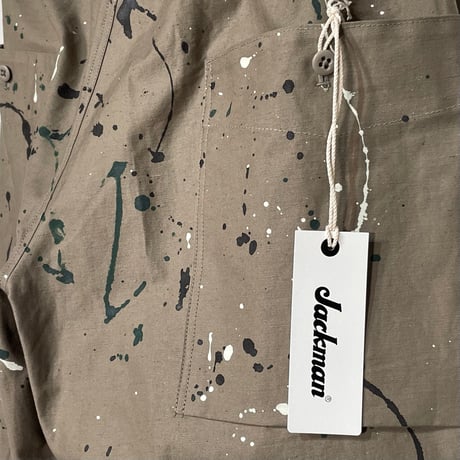 Jackman"Back Nep Umps Pants splash"(sepia) unisex