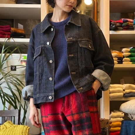 amne "NEP DENIM typeⅢ jacket" (indigo) unisex