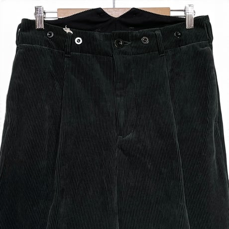 ASEEDONCLOUD"Handwerker corduroy HW slacks" (dark green)unisex