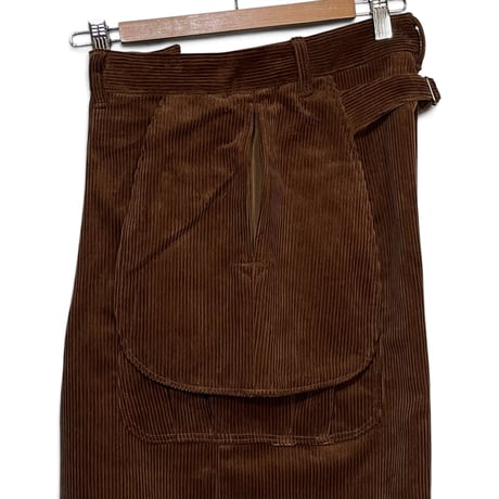 ASEEDONCLOUD"Railway uniform trousers"(brown)unisex