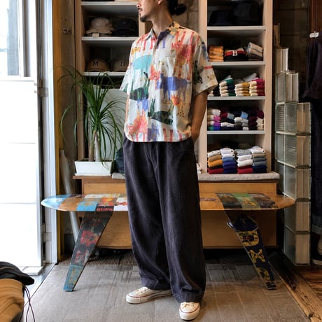 TigreBrocante”Lively animals rayon venice beach S/S shirts“(natural)unisex