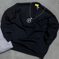 eyya"special pile wool knit sweat"(black)unisex