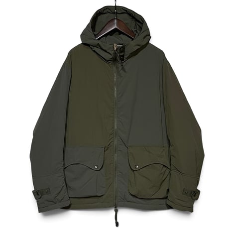 dip ltd"thinsulate®nylon zip hood jacket"(olive comb)unisex
