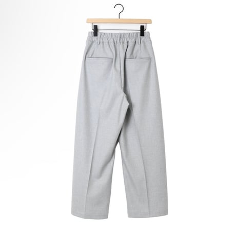 amne "WARM GABARDINE  wide slacks" (heather) unisex