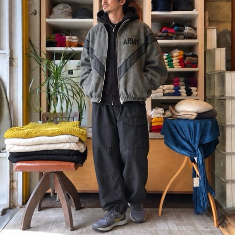 H.UNIT"Wool herringbone IPFU jacket"(gray) unisex
