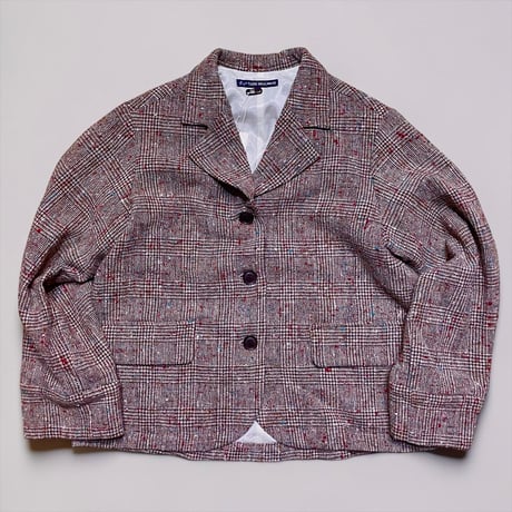 TigreBrocante "color nep wool big collar tailored jacket"(pink)women's
