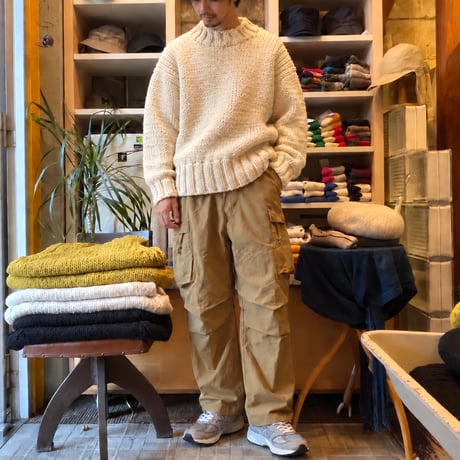 TigreBrocante"low gauge wide rib sweaters"(3color)unisex