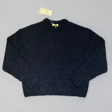 eyya"mohair boucle crew knit"(black)unisex