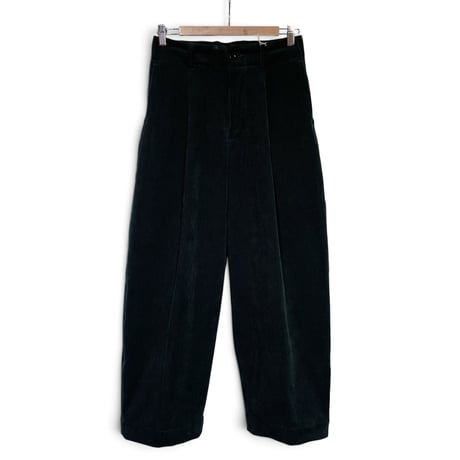 ASEEDONCLOUD"Handwerker corduroy HW wide trousers"(dark green)unisex