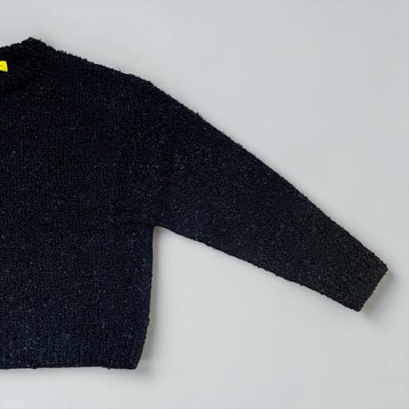 eyya"mohair boucle crew knit"(black)unisex