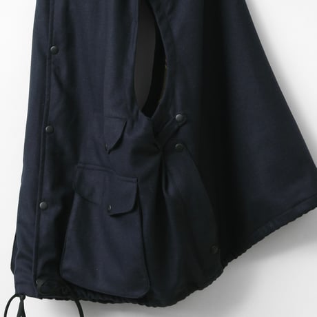 PORTRAITE"over vest"(dark navy wool)unisex