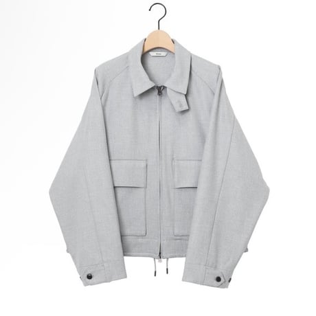amne "WARM GABARDINE useful blouson " (heather) unisex