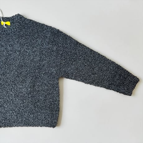 eyya"mohair boucle crew knit"(gray)unisex