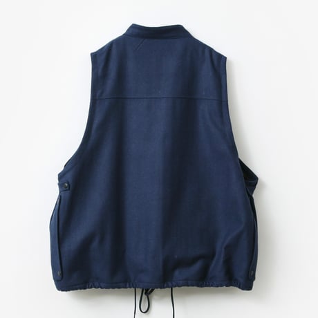 PORTRAITE"over vest"(dark blue wool)unisex