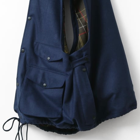 PORTRAITE"over vest"(dark blue wool)unisex